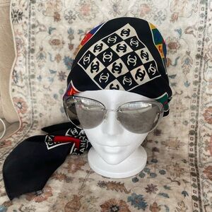 CHANEL Rimless Tear Drop Sunglasses 4239